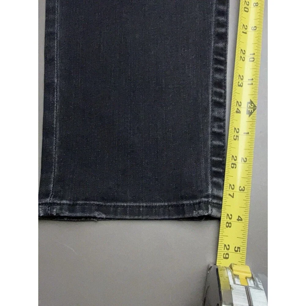 True Religion Marco Relaxed Taper Mens Black Denim Jeans 38x32
